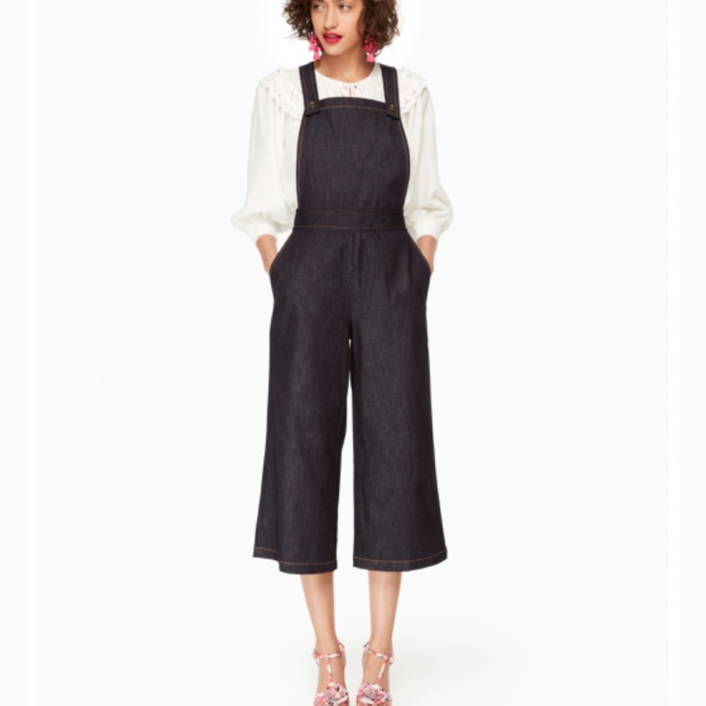 kate spade denim overalls